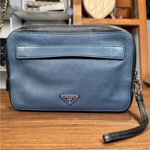 SOLD PRADA leather clutch